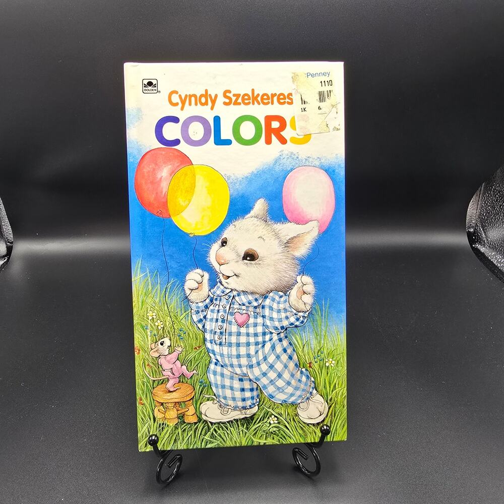 Vintage 1992 A Golden Book Colors By Cyndy Szekeres toddler thick style